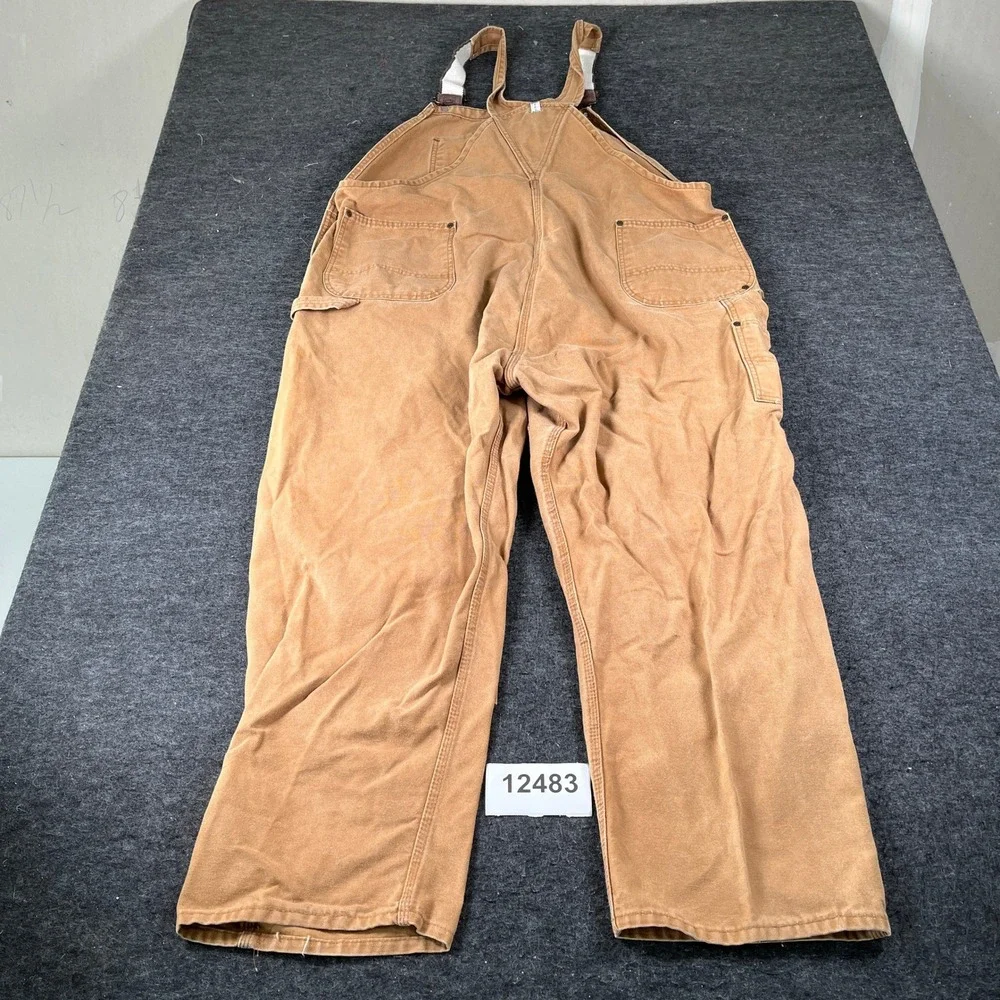 Key Imperial Aristocrat Of Overalls Bibs Mens 52x30 Brown Utility Carpenter